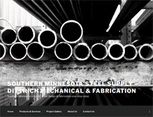 Tablet Screenshot of mankatosteelfab.com